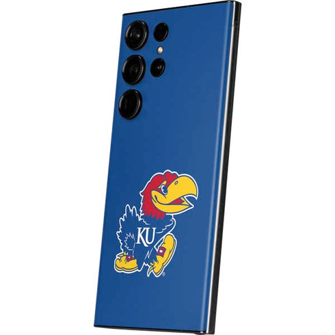 University of Kansas Jayhawks Mascot Outline Galaxy Skins